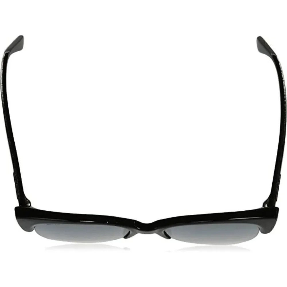 JIMMY CHOO Women's Oval 56mm Priya/S Black Glitter Sunglasses NEW WITH CASE $425